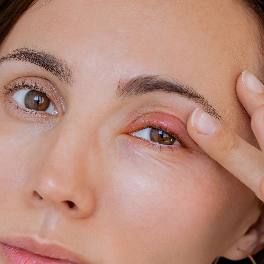 Chalazion vs stye eyelid bump treatment at HARINA Optométristes in Mont-Royal