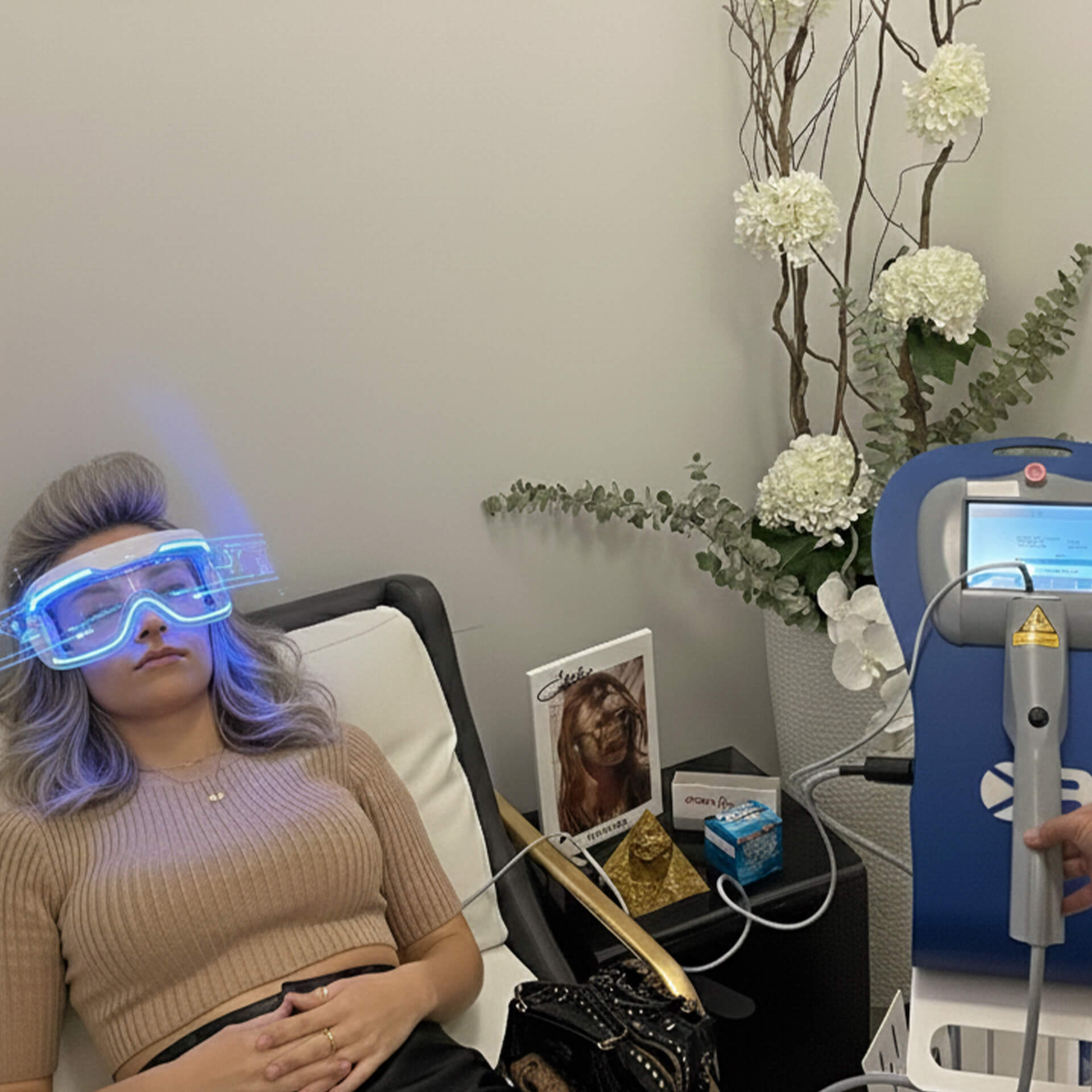 Dry eye evaluation with meibomian gland assessment at HARINA Optométristes in Mont-Royal
