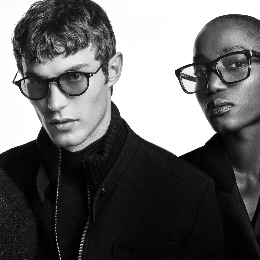 Lunettes Montblanc raffinées reflétant un savoir-faire et une précision intemporels.