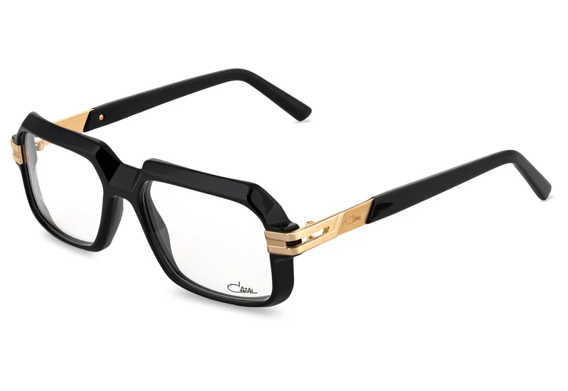 The sophisticated CAZAL 6037 optical glasses with a bold acetate and metal design, available in Montréal.