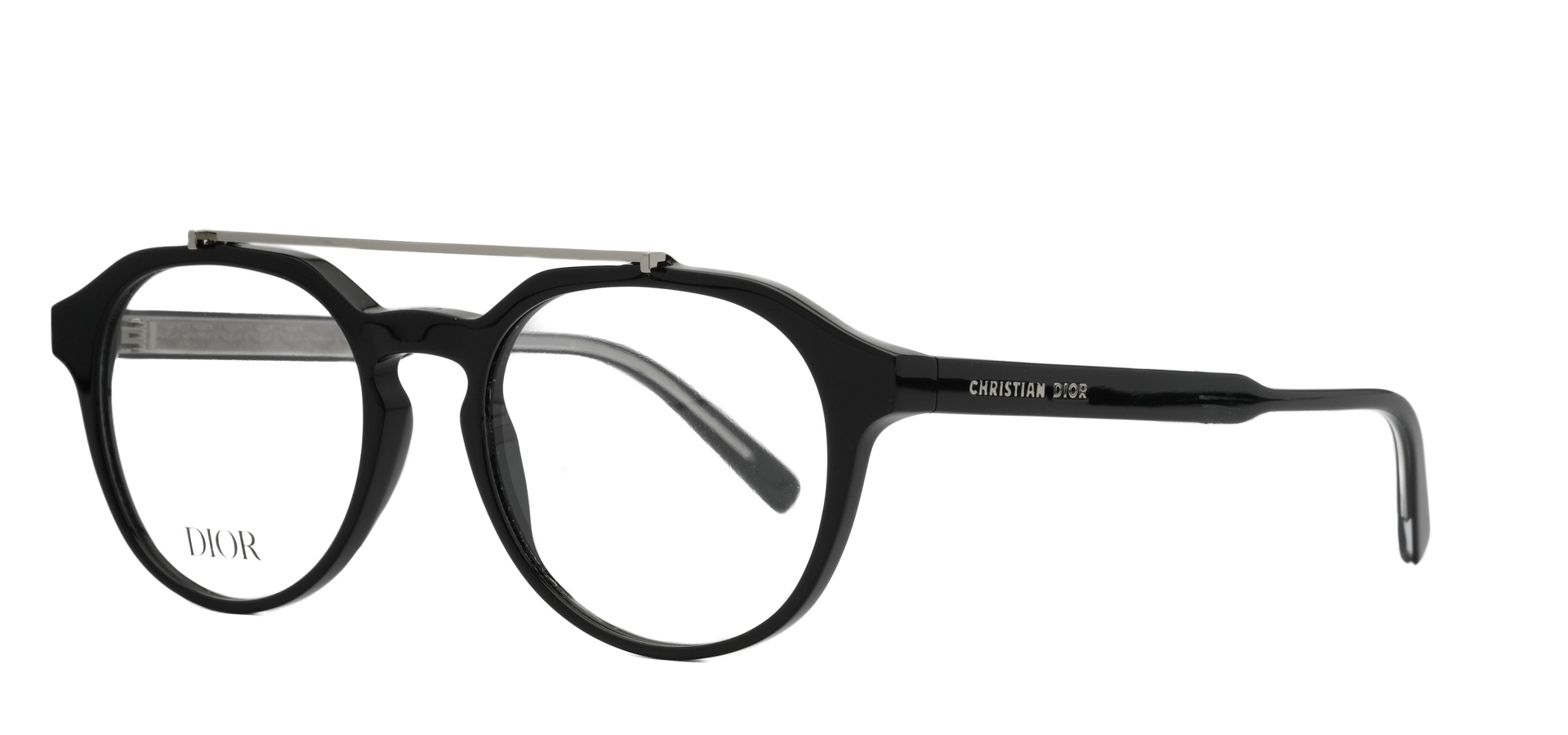 The elegant DiorBotanicO R1I optical glasses, featuring a delicate frame design, available at HARINA Optométristes.