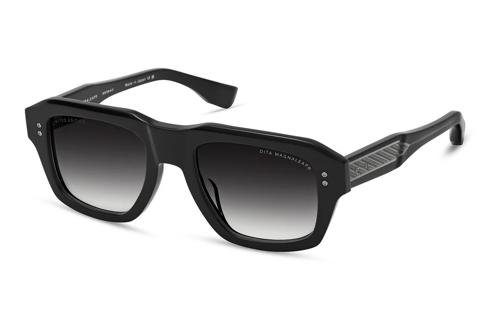 The exclusive DITA MAGNALEAPR Limited Edition sunglasses, a unique cat-eye design available in Montréal.